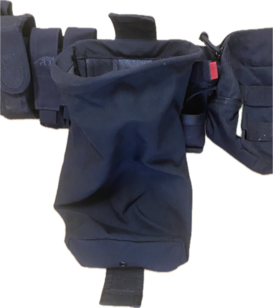 Taktický opasek Low profile molle Warrior s Cobra sponou, použitý +sumky super akce