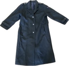 Kabát fleece AČR, stříbrné knoflíky, vel 164/108-112, vlna, mírně použitý