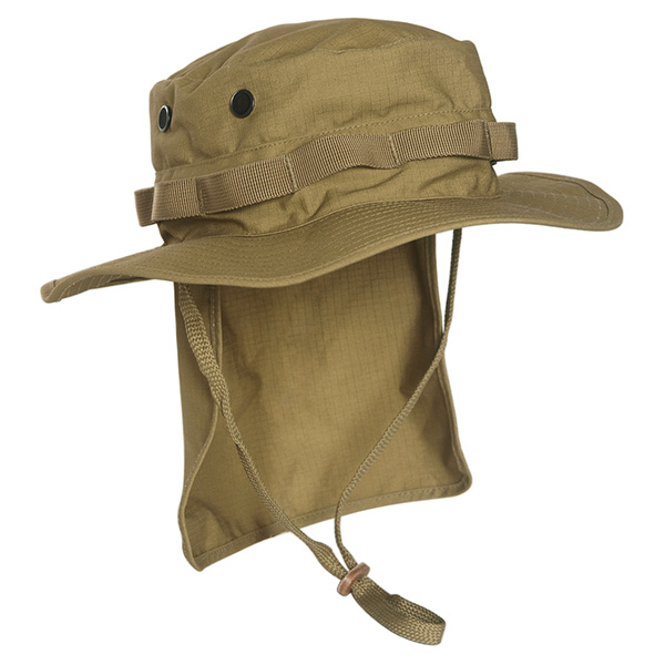Klobouk JUNGLE s límcem rip-stop COYOTE