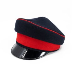 Brigadýrka BRITSKÁ dámská TMAVĚ MODRÁ-ČERVENÁ