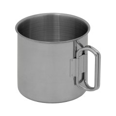 Hrnek nerezový FOX sklopná ucha 450 ml