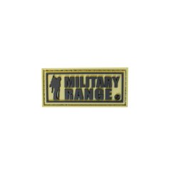 Nášivka MILITARY RANGE malá KHAKI/ČERNÁ
