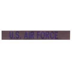 Nášivka "U.S. AIRFORCE" OLIV modrá nit