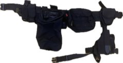 Taktický opasek Low profile molle Warrior s Cobra sponou, použitý +sumky super akce